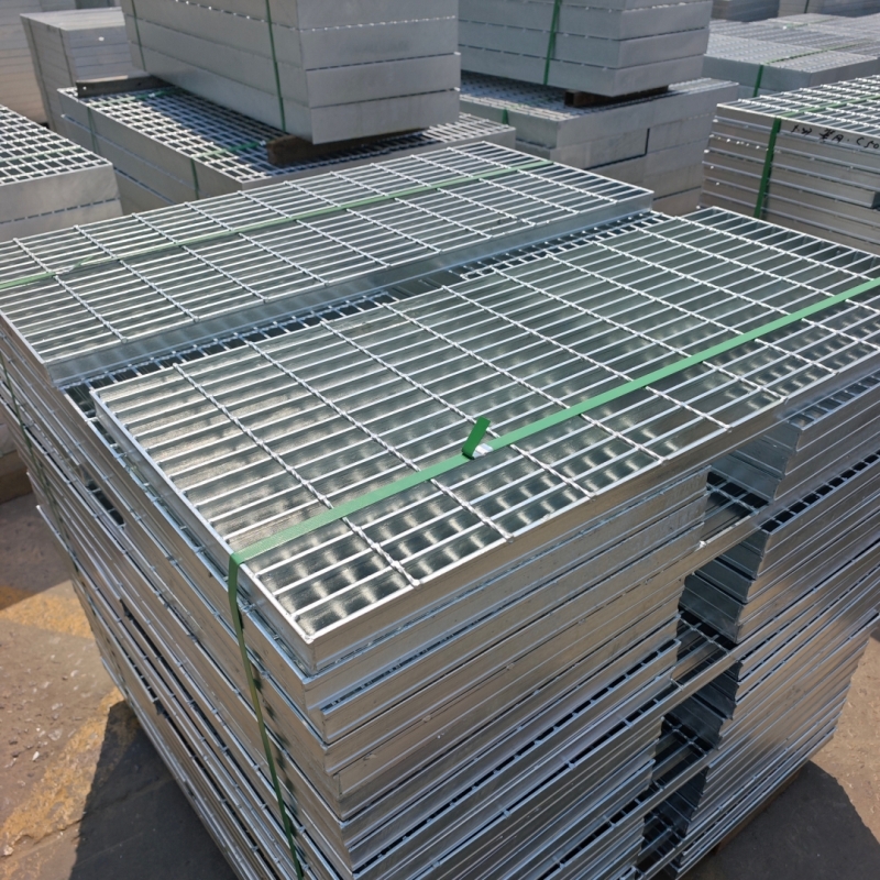 galvanized i bar grating walkway