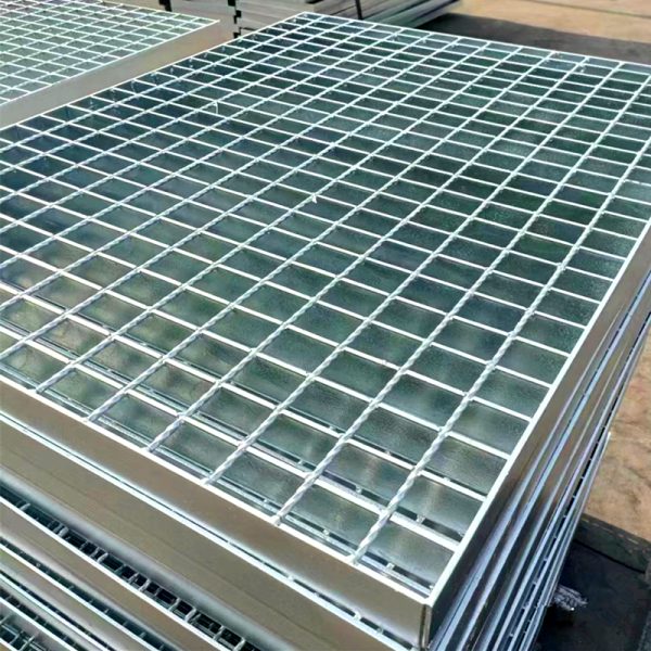 serrated steel bar grating anti slip surface