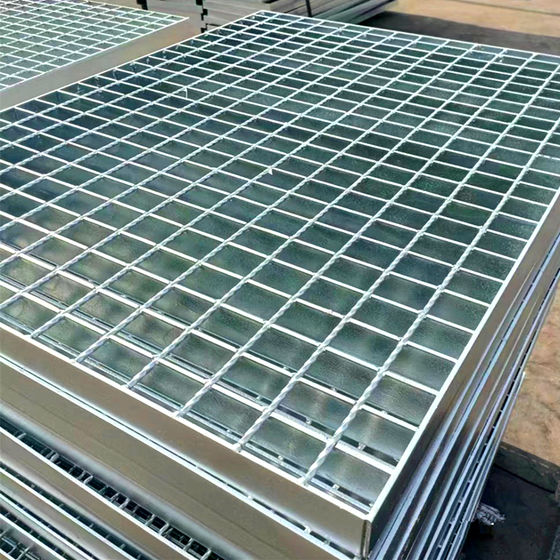 serrated steel bar grating anti slip surface