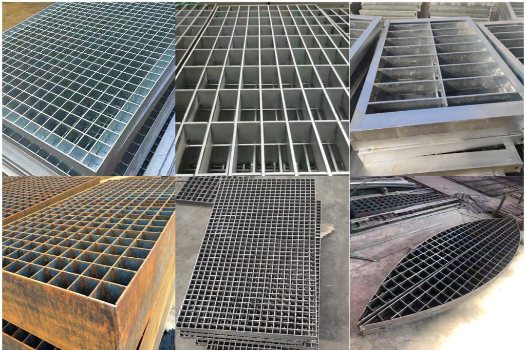 decorative press locked steel grating facade design