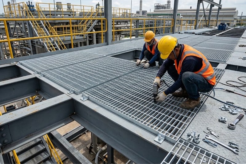 Steel Bar Grating Installation Tips for Walkways and Platforms